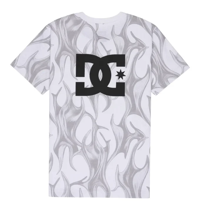 Camisa de manga corta DC Liquid Fuego Heritage para niños Camisa de manga corta DC Liquid Fuego Heritage para niños