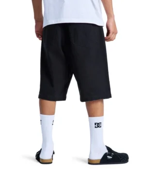Pantalones cortos de 5 bolsillos desgastados para hombre