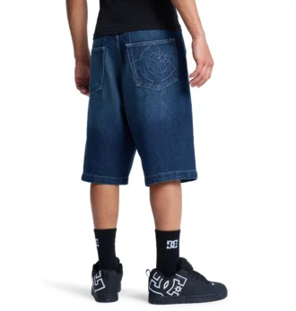 Pantalones cortos de mezclilla holgados para hombre Pantalones cortos de mezclilla holgados para hombre