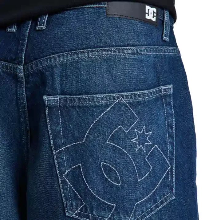 Pantalones cortos de mezclilla holgados para hombre Pantalones cortos de mezclilla holgados para hombre
