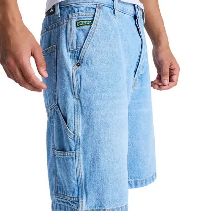Pantalones cortos holgados de mezclilla Carpenter para hombre Pantalones cortos holgados de mezclilla Carpenter para hombre