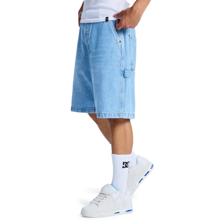 Pantalones cortos holgados de mezclilla Carpenter para hombre Pantalones cortos holgados de mezclilla Carpenter para hombre